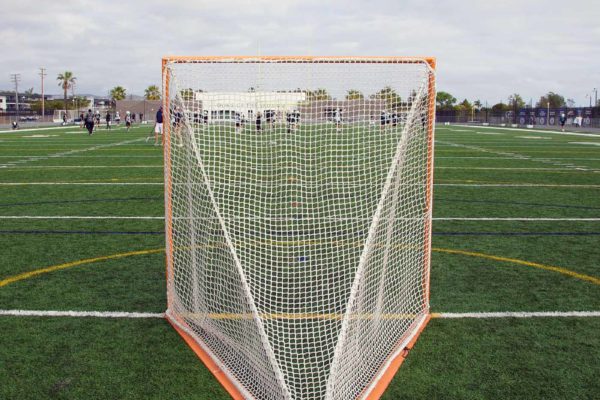 Lacrosse goal & field.