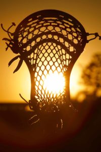 Lacrosse stick in the sun.